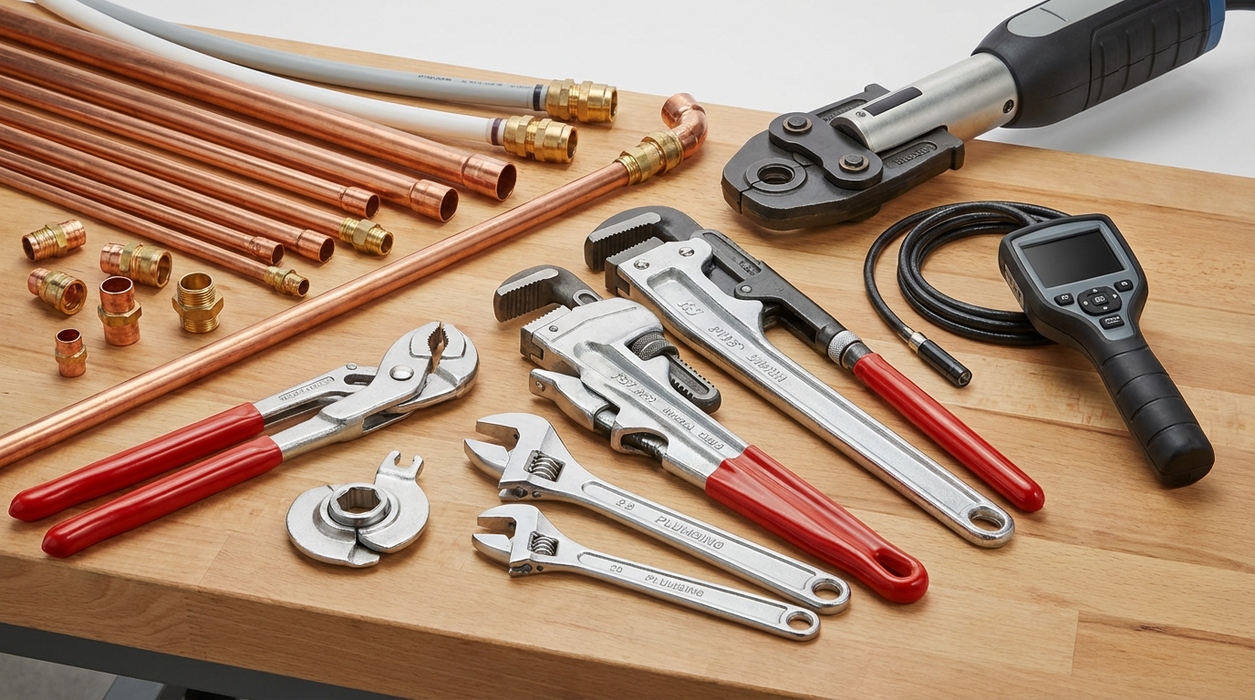 Professional plumbing tools